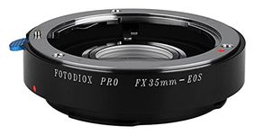 Fotodiox PRO Lens Mount Adapter, 35mm Fuji Fujica X-Mount Lenses to Canon EOS EF Mount DSLR Camera Body for Canon EOS 1D, 1DS, Mark II, III, 5D, Mark II, 7D, 10D, 20D, 30D, 40D, 50D, 60D, Digital Rebel XT, XTI, XS, T1I, T2I, 300D, 350D, 400D, 450D, 500D, 550D, 1000D