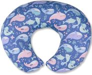 x-vesolje Nursing Pillow, Breastfeeding Pillows with Standard Size Removable Cover, Breast Feeding Pillow with Breathable Filling, Ergonomic Nursing Essentials for Bottle and Breastfeeding- Whale