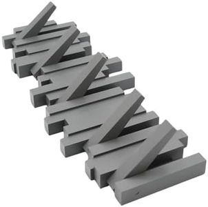 Umbra Sticks - Appendiabiti moderno con 5 ganci mobili per giacche, cappotti, sciarpe, borse e altro, colore: nero Anthrazit