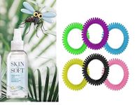 Avon Skin So Soft with Citronella Which Repels Mosquito Fly & Midge Insects Mosquito - Original Dry Oil Body Spray Plus Fly/Midge Mosquito Band/Bracelet Camping Essential