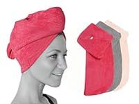 100% Cotton Hair Wrap Towels for Wo