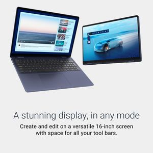 Dell 16 Plus 2-in-1 Laptop, 16GB RAM, 1TB SSD, Blue