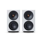 Cambridge Audio L/R S – 100W Compact Active Stereo Speakers with Built-in aptX HD Bluetooth, USB Audio, Aux & Optical Inputs, Subwoofer Output, Remote Control, Room Positioning & DynamEQ – White