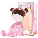 Gloveleya Baby Doll Soft Doll for Kids Chinese Fairy Tale Dolls Peach Fairy 16" with Gift Box