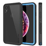 iPhone XR Waterproof Case, Punkcase [Extreme Series] [Slim Fit] [IP68 Certified] [Shockproof] [Snowproof] Armor Cover W/Built in Screen Protector Compatible W/Apple iPhone XR [Light Blue]