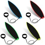 4pcs Finger Surfboards, Finger Surf Board for Car Window Creative Mini Finger Surfboard Toy Fingertip Surfboard for Kids Teens Adults Indoors Outdoors Practice (4 Colors)