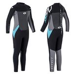 Osprey | Kids 5mm Wetsuit, Full-Length Winter Kids Neoprene Surfing Bodyboarding Wetsuit, Origin, Blue