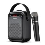 ZOWEETEK Voice Amplifier for Teachers Wireless, Wireless Voice Amplifier with Microphone Handheld, Buletooth PA System Speaker and Microphone,Portable Megaphone for Classroom, Speech, Meeting,Outdoor