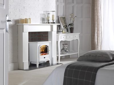 Dimplex Courchevel Electric Stove, White – Freestanding Heater