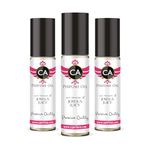 CA Perfume Impression of J. Couture Joyous Juicy For Women Replica Fragrance Body Oil Dupes Alcohol-Free Essential Aromatherapy Sample Travel Size Concentrated Long Lasting Roll-On 0.3 Fl Oz-X3