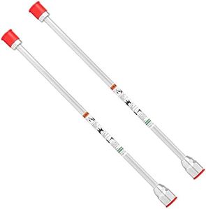 WEOSMIRA 2Pieces Airless Paint Sprayer Gun Tip Extension, Airless Paint Spray Wand, Airless Paint Spray Gun Tip Extension Pole Rod 2Pcs x 43CM (17Inch)