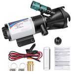 Waste Water Pump 12V DC Macerator waste Pump 12GPM Quick Release Compatible with The Camper, Garden Sprinklers, RV Sewer Macerator, Sprayer, Replace 18555000A