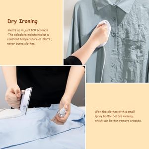 Newbealer Mini Travel Iron – Compact Portable Gold Iron