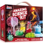 Klever Kits Amazing Science Kits- 85+ Experiments Educational Toys, STEM Activities with Erupting Volcano and Growing Crystal Tree