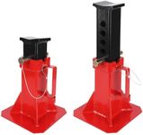 Car Jack Stand, Heavy Duty Jack Stands, Heavy Duty Pin Type Professional Car Jack Stand with Lock, 12 Ton Automotive Jack Stands for Trucks Cars Auto, (26,400 lb) Capacity, Red, 1 Pair