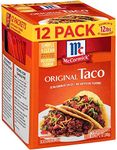 McCormick Original Taco Seasoning Mix - (12 - 1 Oz Packets)