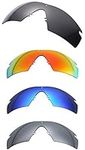 4 Pairs NicelyFit Replacement Polarized Lenses for Oakley Si Ballistic M Frame 2.0 Sunglasses Glass Frames