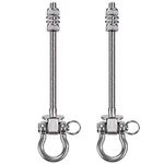 SELEWARE Permanent Antirust 304 Stainless Steel Heavy Duty Swing Hanger 800KG Capacity, 235mm x 8mm, Swing Hooks for Wood and Steel Beam Yoga Hammock Chair Punching Bag Porch Swing Sets