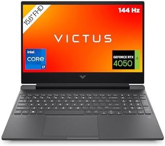 HP VICTUS Gaming Laptop, 15,6" FHD Display 144Hz, Intel Core i7-13620H, 16 GB DDR4 RAM, 512 GB SSD, NVIDIA GeForce RTX 4050 (6GB), QWERTZ, Windows 11, Schwarz