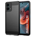 TheGiftKart Rugged ShockProof Back Cover Case For Motorola Moto G34 / G45 5G | Total Camera Protection | Anti-FingerPrint Finish | Stylish 360 Degree Protection Back Case For Moto G34/G45 (TPU, Black)