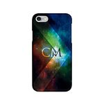 Tirita Personalised Initials Custom Hard Phone Case Compatible with iPhone 6 Plus & 6s Plus Deep Space Nebula Galaxy Habl Cluster Star Systems