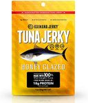 Kaimana Ahi Tuna Jerky Honey Glazed 2 Ounce - Soft and Tasty - Premium Fish Jerky Made in the USA. High in Omega 3's, All Natural and Wild Caught
