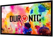 Duronic Projector Screen FFPS120/169 Wall Mountable HD Projection Screens, 120” Fixed Frame Movie Screen, 16:9 Ratio Home Theatre Cinema Screen, Ideal for Home, Classroom, Office Presentations