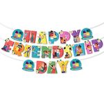 Festiko® 1 Pc Happy Friendship Day Banner with Ribbon, Hanging Decoration Supplies, Friendship Day Celebration Supplies