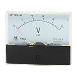 uxcell Analog Panel Voltmeter Volt Meter DC 0-5V Measuring Range 44C2