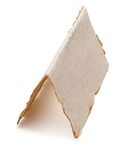 Vintage Deckle Edge Blank Cards - 5x9 cm, Package of 50 Tent-Style Cards for Announcements, Invitations, Placesetting, Crafts - Thick 150 GSM Recycled Paper