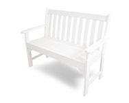 Poly-Wood GNB48WH Vineyard 48-Inch Bench, White