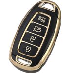 Tautrophen Key Fob Cover Fit for Hyundai 2019-2024 Elantra Kona Palisade Venue Accent