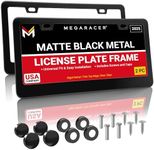 Matte Black License Plate Frames 2 