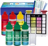 U.S. Pool Supply Premium 5-Way Swimming Pool & Spa Test Kit - Tests Water for pH, Chlorine, Bromine, Alkalinity and Acid Demand - Maintain Properly Balanced Chemical Levels, Algae Sanitizer Indicator