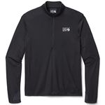 Mountain Hardwear Men's AirMesh 1/4 Zip, Dark Storm, Large