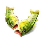 Unisex Fish Slippers, bass Sandals,