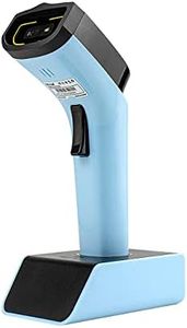 NETUM Bluetooth Wireless 2D Barcode Scanner with Charging Cradle, Hands Free Automatic Sensing Bar Code Reader 1D 2D QR pdf417 Scan Gun Works with MAC OS, Windows, iOS, Android - DS7500 (Blue)