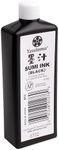 Yasutomo Bokuju Liquid Ink - 2oz Sumi Ink for Calligraphy and Artwork - Black Drawing Ink for use with Japanese Ink Brushes and Dip Pens