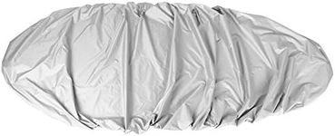 4.5m Waterproof Kayak Canoe Cover, Storage Dust Cover, UV Sunblock Shield for Fishing Boat/Kayak/Canoe, Heavy Duty Dust Cover for 3.6-4m Kayak Boat (Grey)