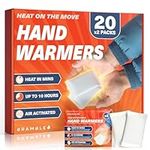 Bramble Hand Warmers Disposable - 20 Pack - Pocket Warmers for Hiking, Outdoor Activities, Skiing - 8 Hours of Heat