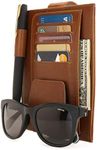 Londo Leather Car Visor Organizer (Brown)