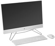 HP All-in-One Bundle PC, 23.8" FHD Micro-Edge Touchscreen Display, 12th Generation Intel Core i5 Processor, Intel Iris Xe Graphics, 8 GB RAM, 512 GB SSD, Windows 11 Home OS, Wi-Fi (24-cb1170, 2022)