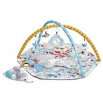 Kinderkraft SMARTPLAY SEA Baby Playmat, Educational Mat, Activity Play Gym, with Ajustable Fitness Frame, Playpen Function, Accessories, Hanging Rattle