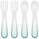 OXO Tot Fork and Spoon Training Set, Teal