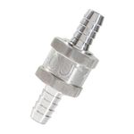 Aluminum Alloy Check Valve Mechanical Industry Check Valve Car One-Way Check Valve Anti-Backflow Valve(10mm 3/8")