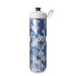 HydraPak - Polar Sport Insulated Water Bottle - BPA-Free, Sport & Bike Squeeze Bottle with Handle (Contender Blue, 700ml / 24oz)