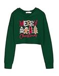 Arshiner Girls Crop Tops Tie-Dye Hoodies Kids Long Sleeve Pullover Sweatshirts
