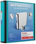 Staples 2-inch 3-Ring Better Binder, Light Blue, 2/Pack (ST55875-CCVS)