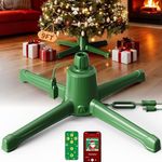 HOPOCO Musical Rotating Christmas Tree Stand with Remote for 9FT Trees