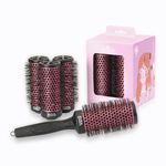 Olivia Garden Multibrush Curlers Kit - Size 45-4 Barrels of the Same Size & 1 Handle - Leave-In Barrels perfect for Curls and Volume